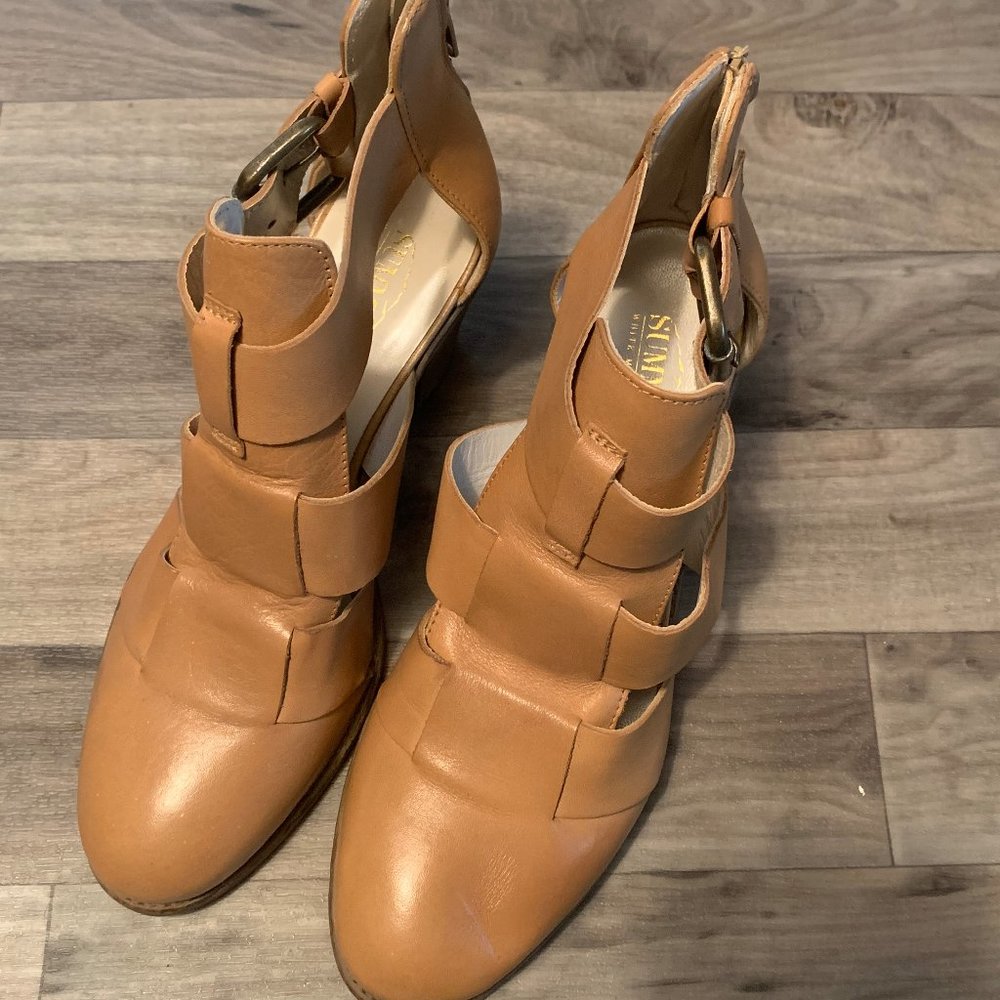 VERA PELLE CAMEL COLORED BOOTIE